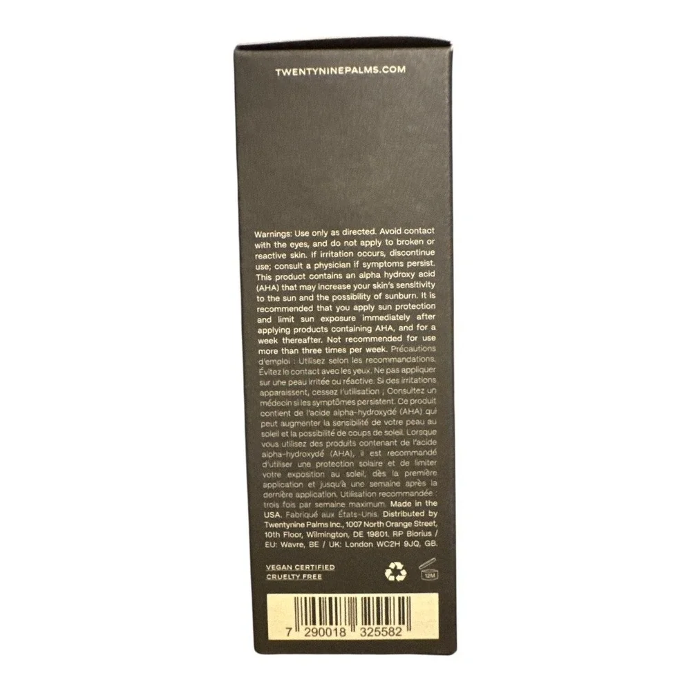 TwentyNine Palms Mesa Mystic Facial Exfoliating Solution
